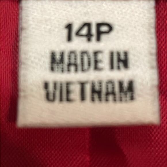 LE Suit Red 2-Piece Suit. 14P - Picture 3 of 6